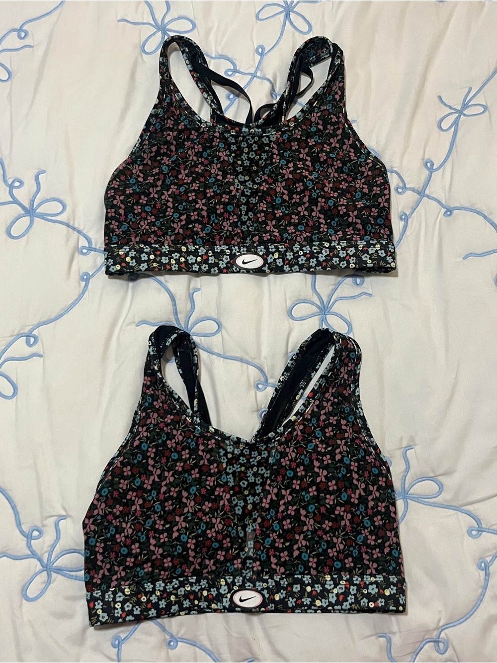 Nike Dri-FIT Floral Sports Bra Bundle | Medium - Picture 2 of 7